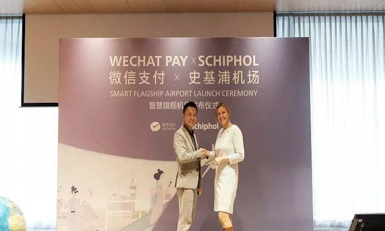 Amsterdam Airport Schiphol has become the first in Europe to be a WeChat Pay Smart Airport